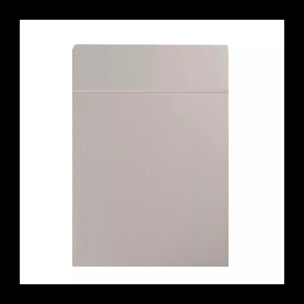 Drap plat satin de coton uni beige Ava uni taupe