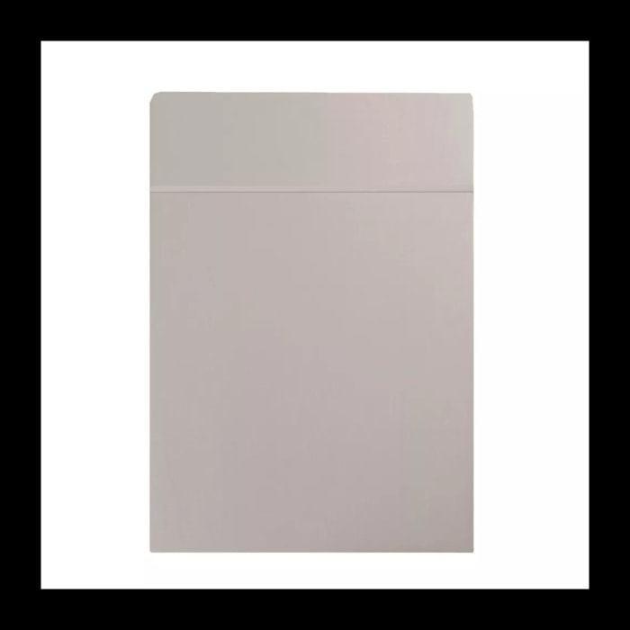Drap plat satin de coton uni beige Ava uni taupe