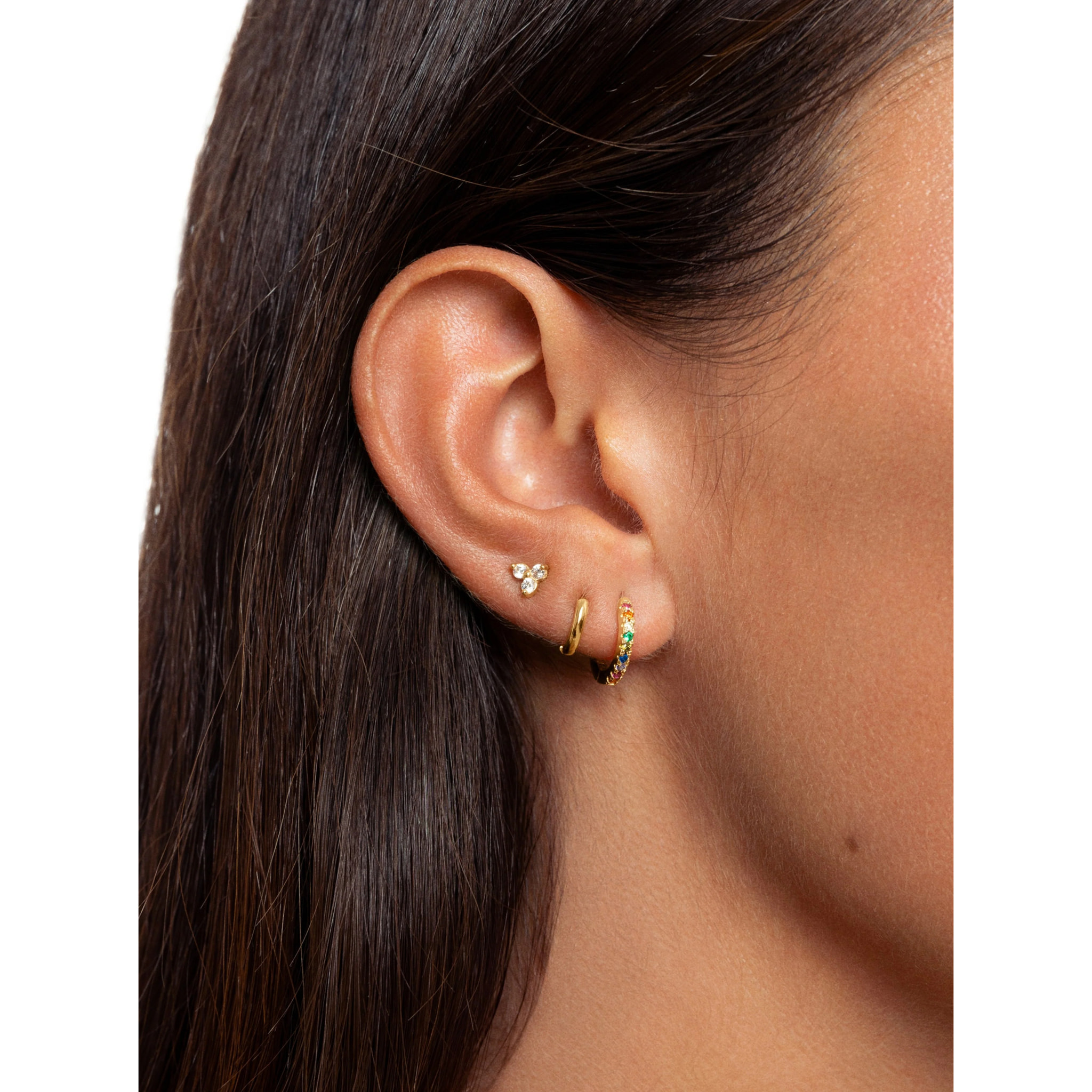 Orecchino Colors Argento Placcato Oro