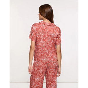 Camisa Manga Corta Naranja - Bajui