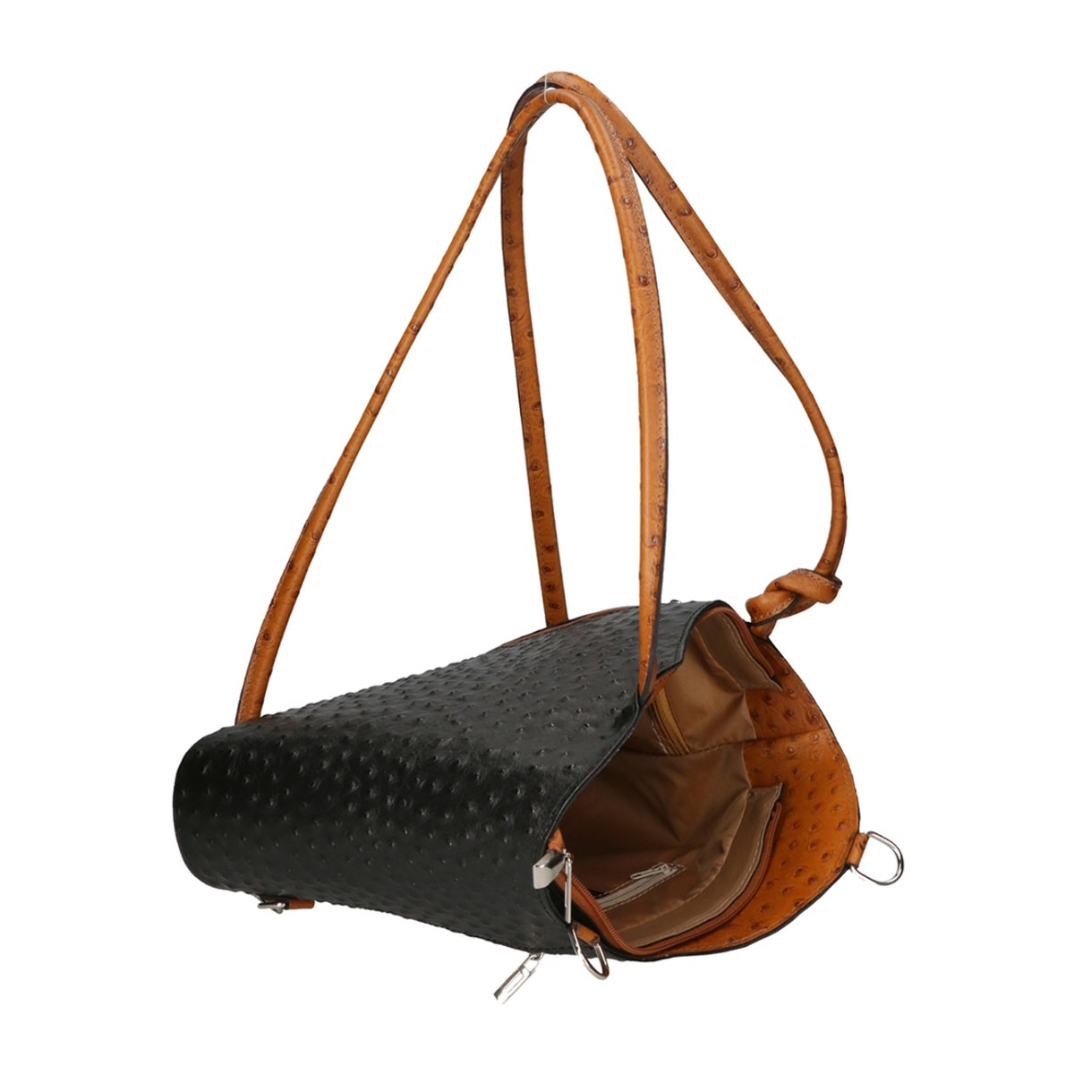 Zaino da donna in vera pelle - Modello Charlotte - 28.0 x 25.0 x 9.0 cm