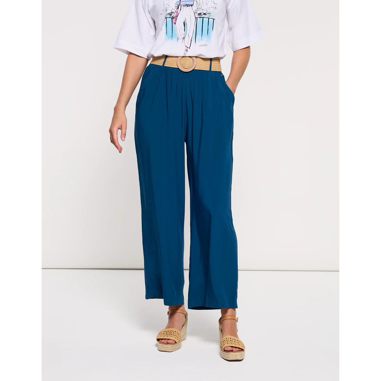 Pantalón Largo Azul - Terdam