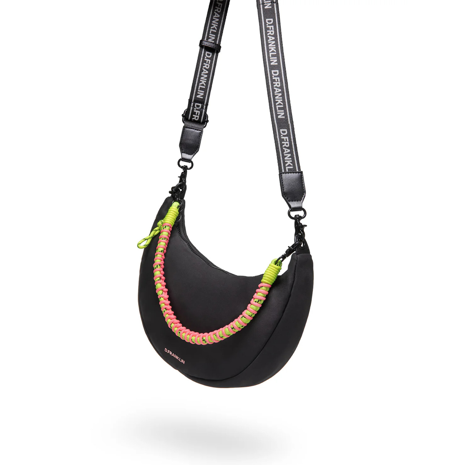Bolso de Mujer Bomb Round Shoulder Bag en Negro D.Franklin