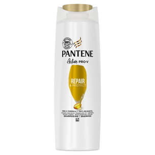 6 Pantene Shampoing Repair & Protect, Pour Cheveux Fragiles et Abîmés, 225ml
