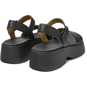 Sandalias - CAMPER Tasha - Negro - Cuero liso
