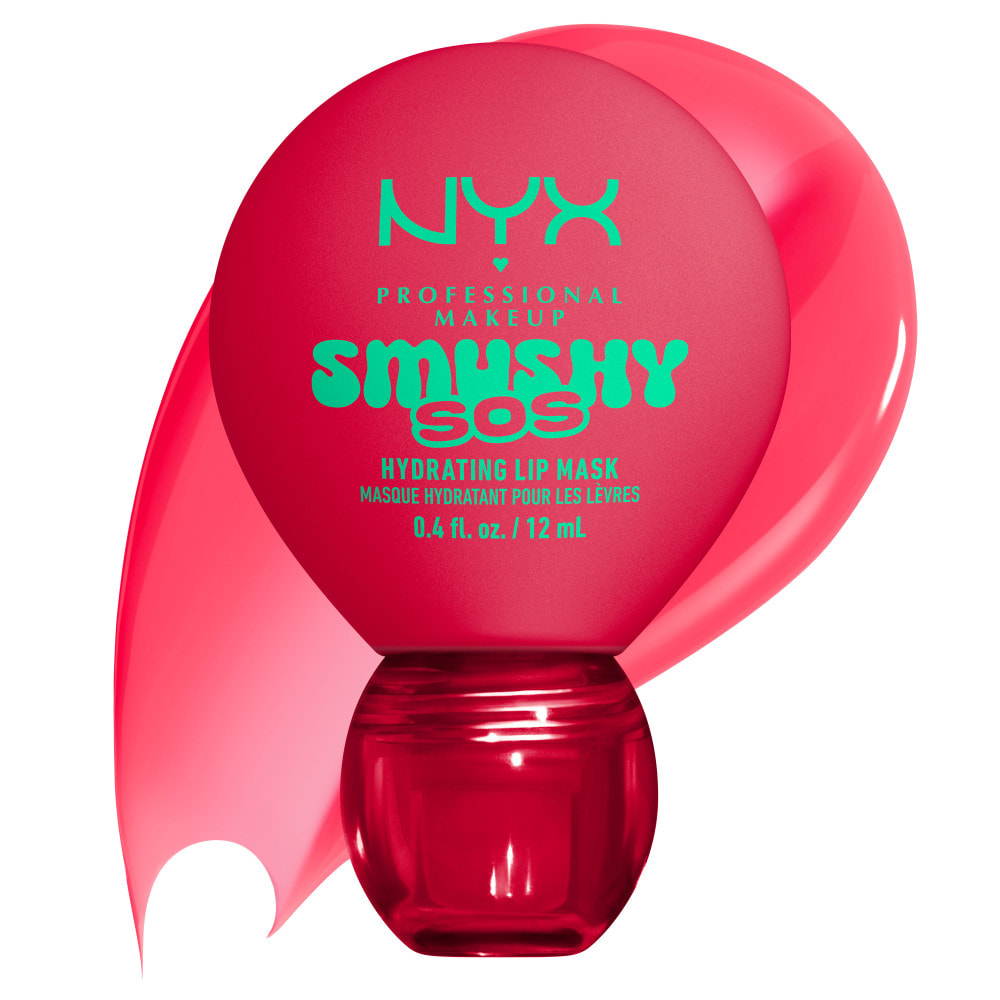 NYX Professional Makeup Smushy SOS Soin lèvres 2-en-1 Baume Jour & Masque Nuit RED-Y 2 CHILL