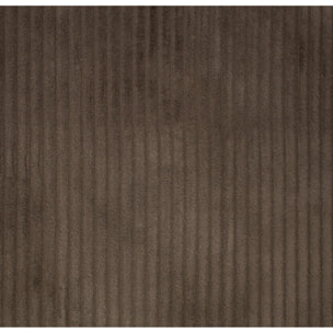 TRAPUNTA INVERNALE VELLUTO LETTO MATRIMONIALE "LE CANNETè" MARRONE SCURO PRODOTTO ITALIANO 350 GR/MQ