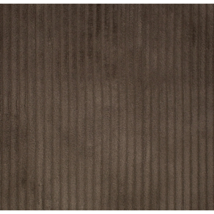 TRAPUNTA INVERNALE VELLUTO LETTO MATRIMONIALE "LE CANNETè" MARRONE SCURO PRODOTTO ITALIANO 350 GR/MQ