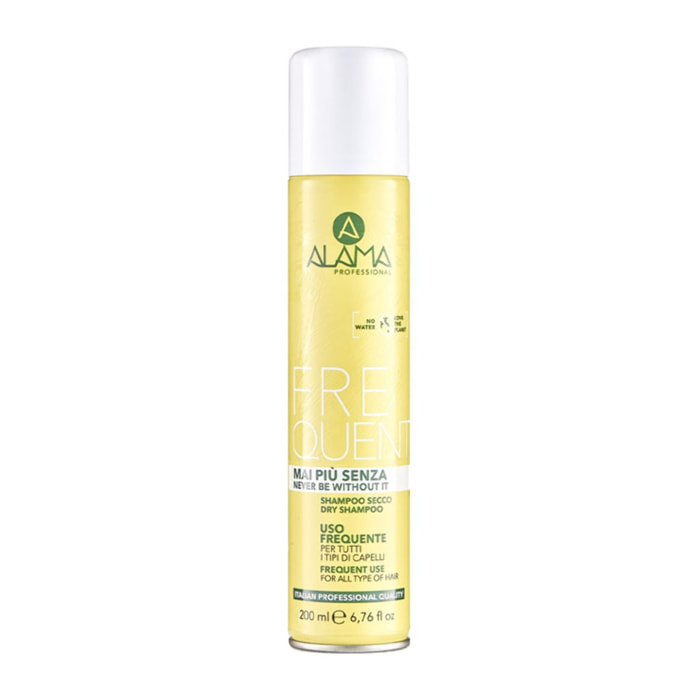 Champú seco profesional ALAMA para uso frecuente, 200 ml