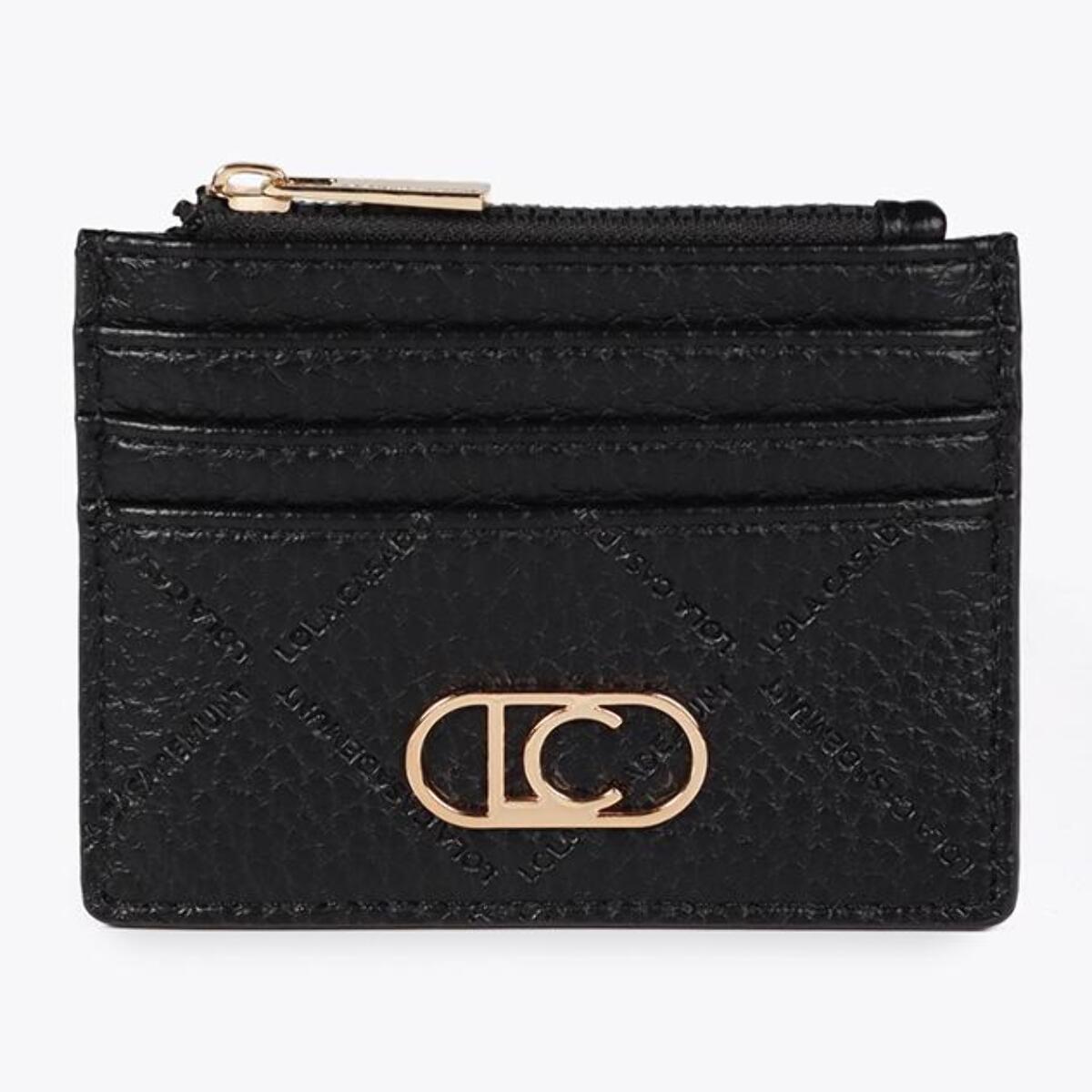 Portatessere monogramma a rombi