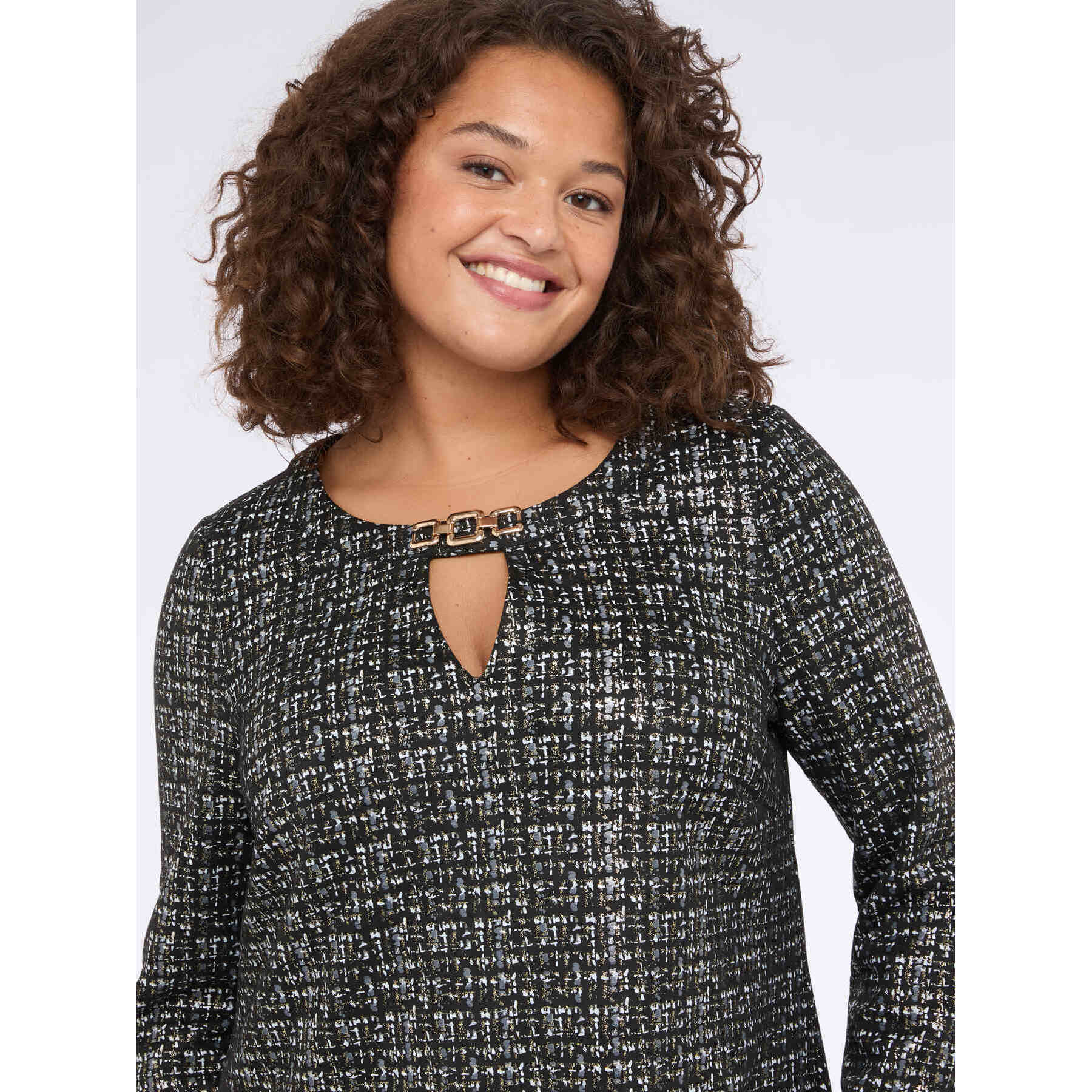 Fiorella Rubino - Vestito corto linea ad A - Nero