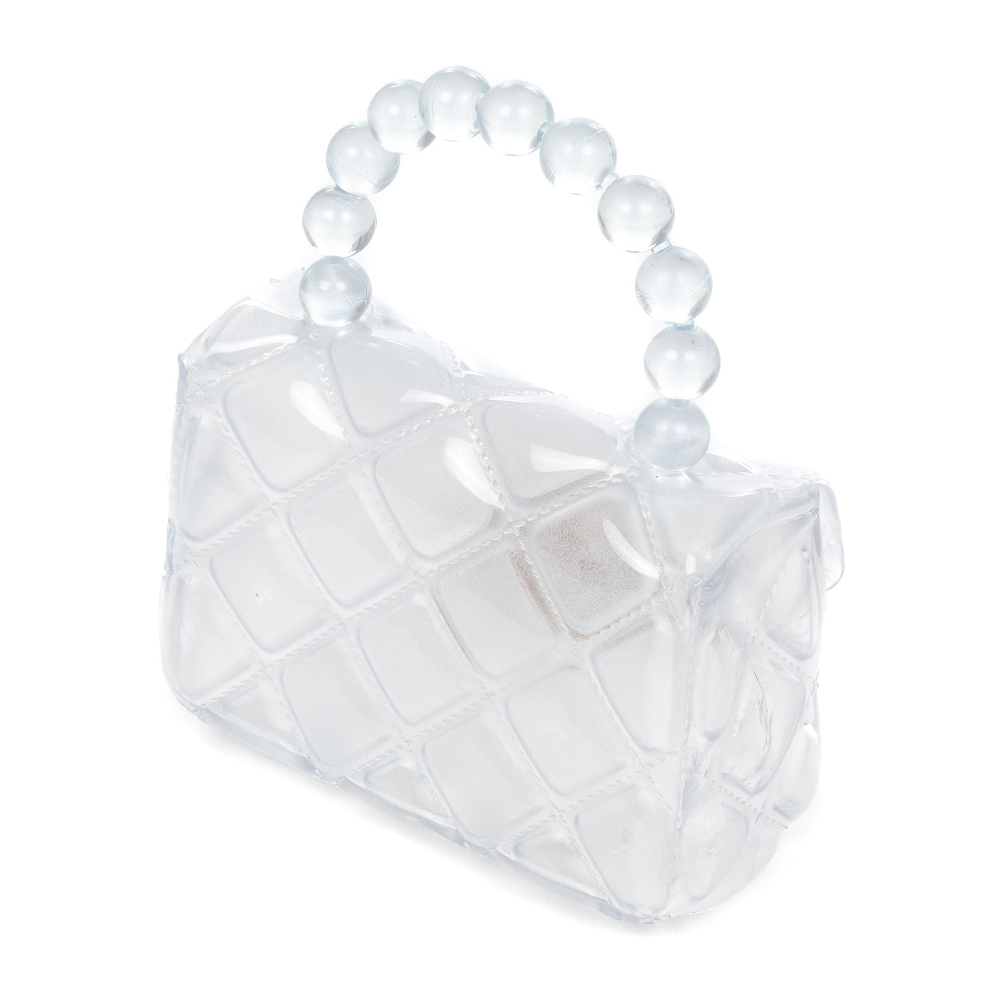 Villalvernia mini borsa a mano in pvc lucido