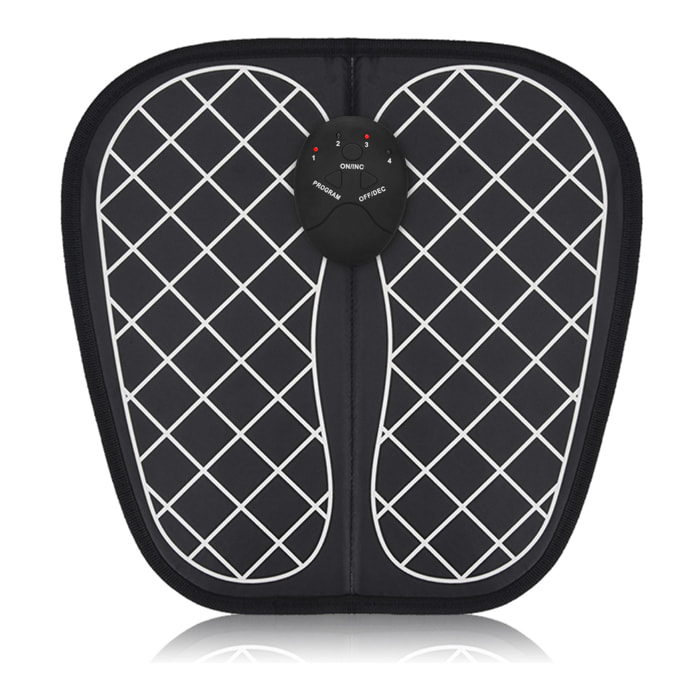 Stimolatore di piedi portatile EMS. Massaggiatore per migliorare la circolazione dei piedi.