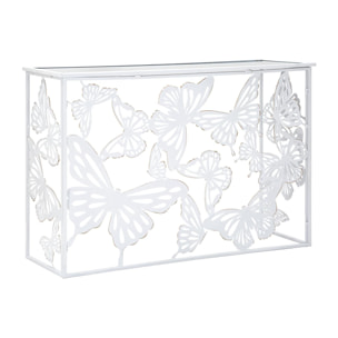 CONSOLE WHITE BUTTERFLY CHARME1921 BICOLORE