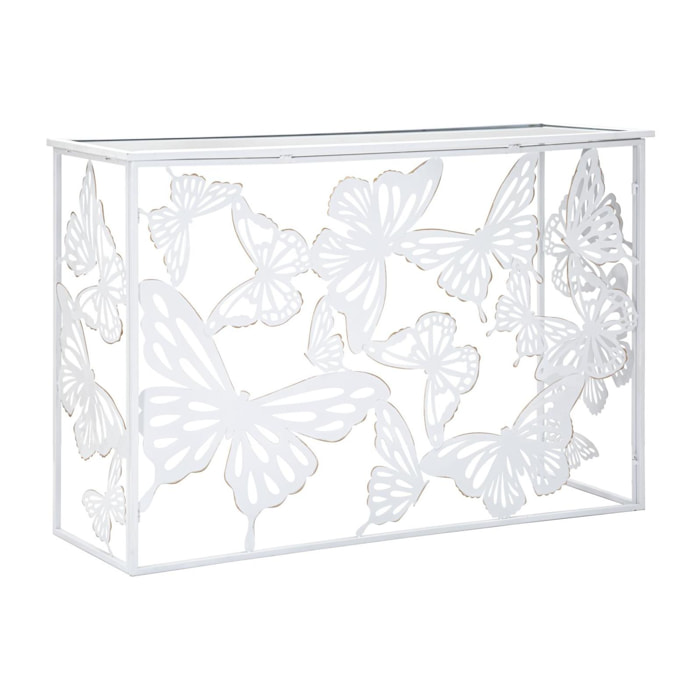 CONSOLE WHITE BUTTERFLY CHARME1921 BICOLORE