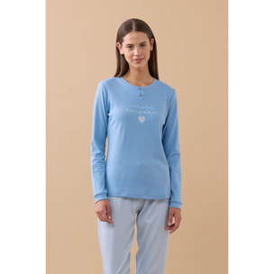 Pigiama donna invernale in caldo cotone articolo poule. Noidinotte