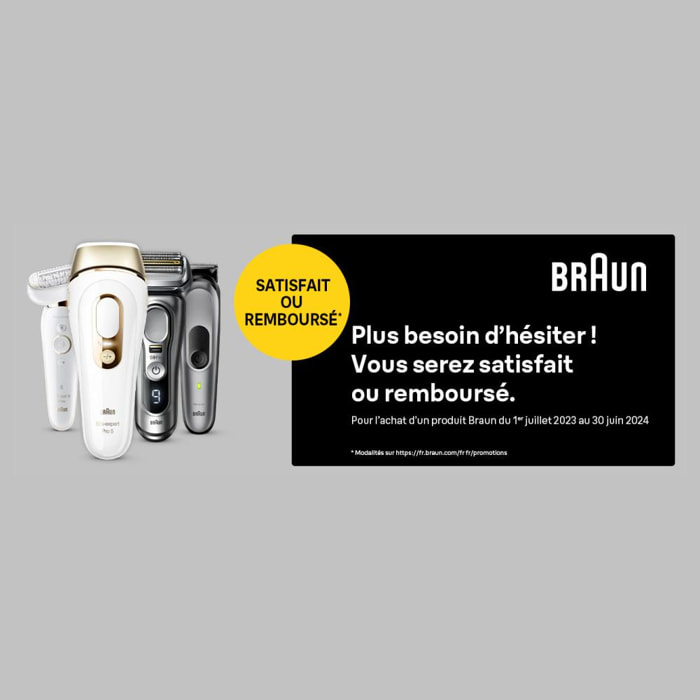 Braun - Rasoir Électrique Series 3 Shave & Style 3000BT - Noir/Gris