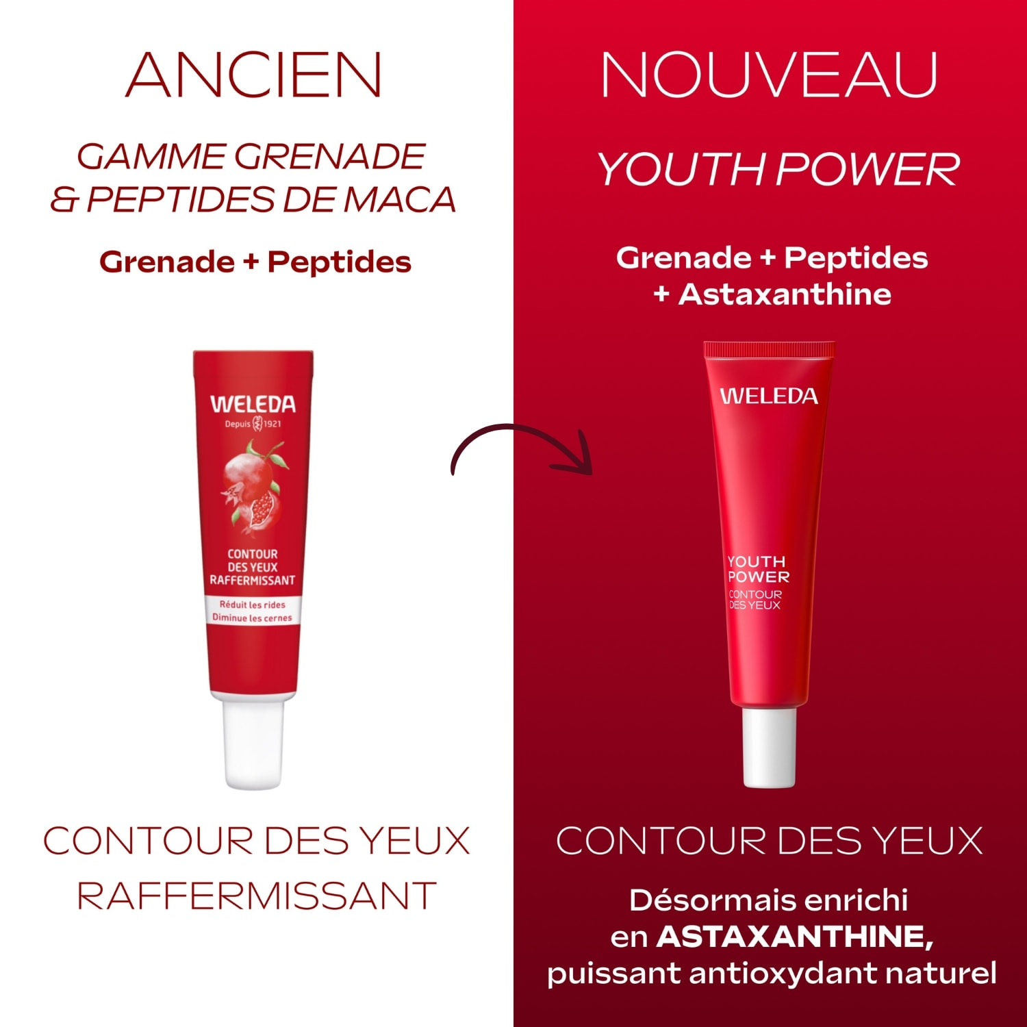 WELEDA - YOUTH POWER Contour des Yeux Grenade - 12ml