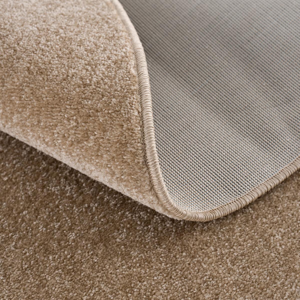 Tapis salon et chambre tissé motif uni PAJU