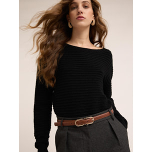 Motivi - Cintura lizard con fibbia - Marrone