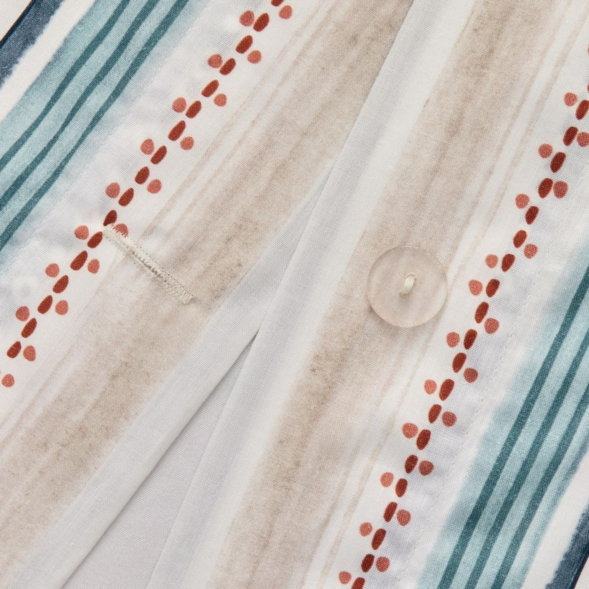 Funda nórdica rayas multicolor Onray color azul 100% Algodón percal