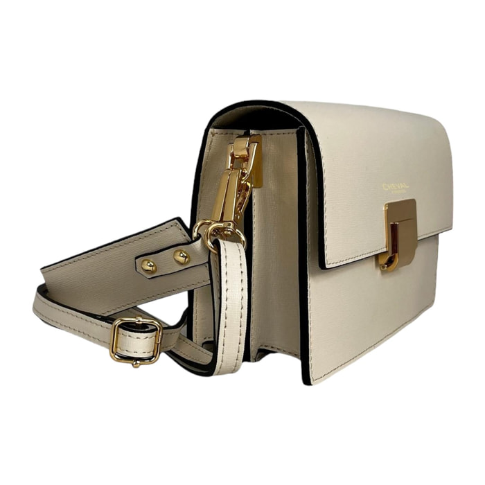 Bolso de hombro Cheval Firenze Ludovica Beige