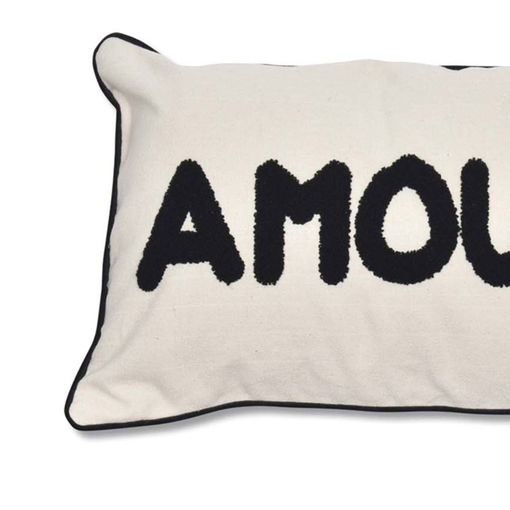 Coussin déhoussable AMOUR - Naturel