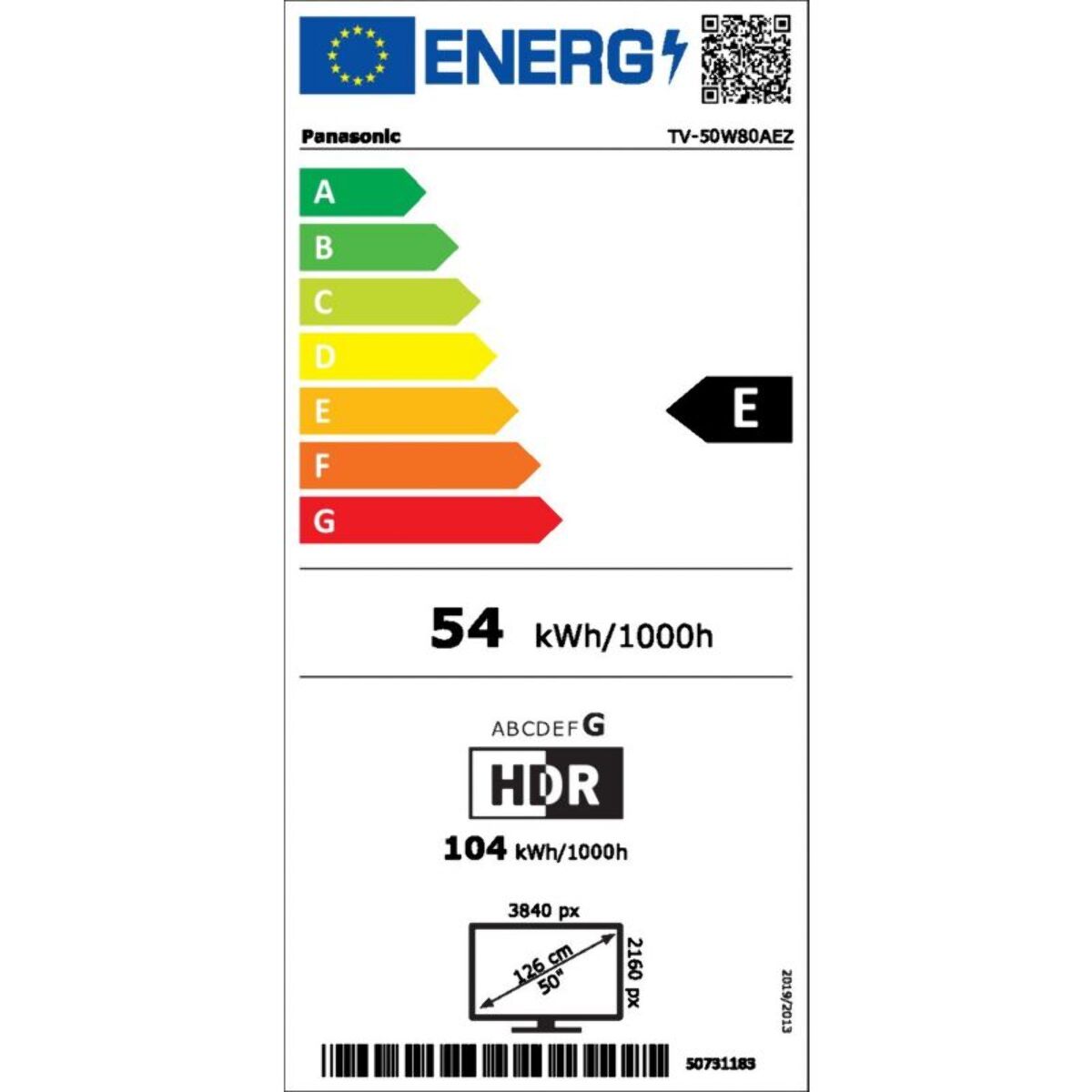 TV QLED PANASONIC TV-50W80AEZ