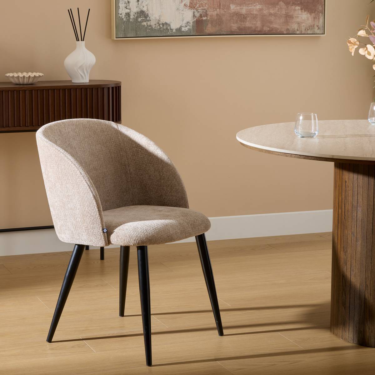 Chaise Celeste H.80cm beige