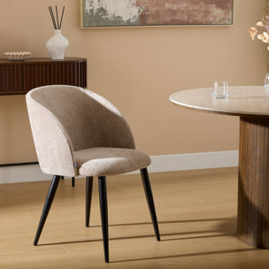 Chaise Celeste H.80cm beige
