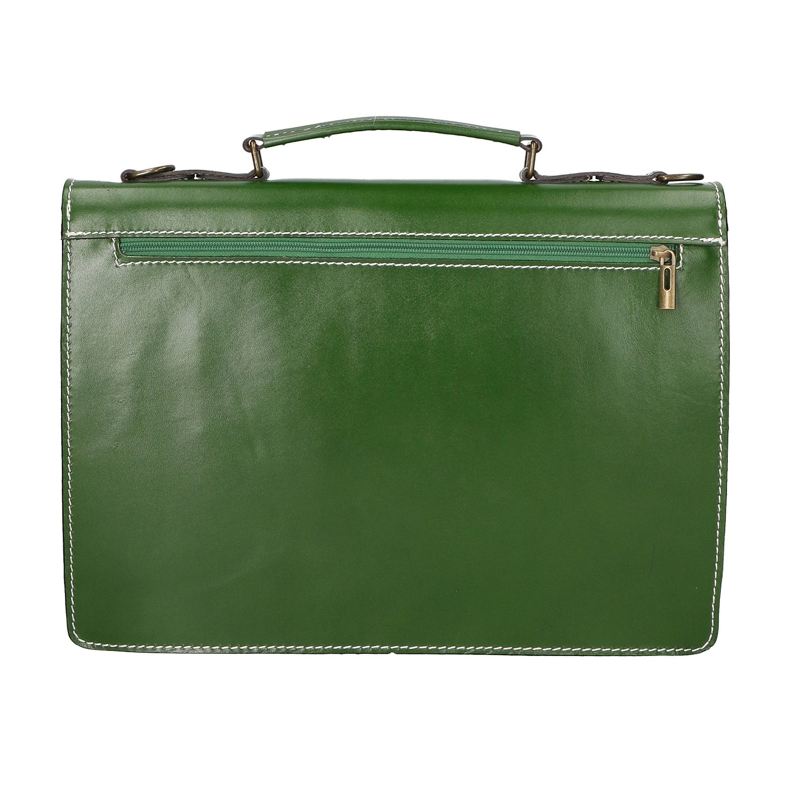 Borsa da lavoro unisex - Modello Dafne - Vera pelle - 38.0 x 28.0 x 8.0 cm