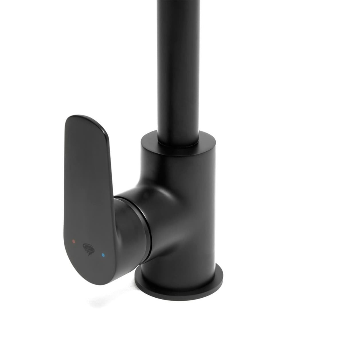 Mélangeur évier Swiss Aqua Technologies Mood avec bras pivotant noir mat SATBSMOOD280LC