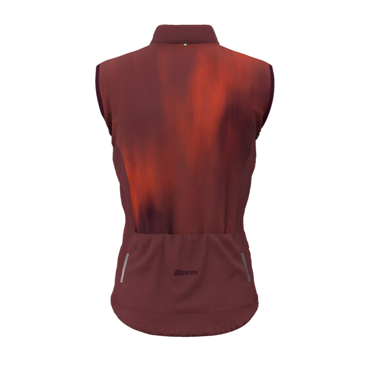 Nbl Flux – Gilet Coupe-Vent Unisexe - Bourgogne - Unisex