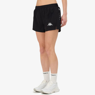 Kappa - Pantaloni Corti Donna Nero - Kombat Run Fesab