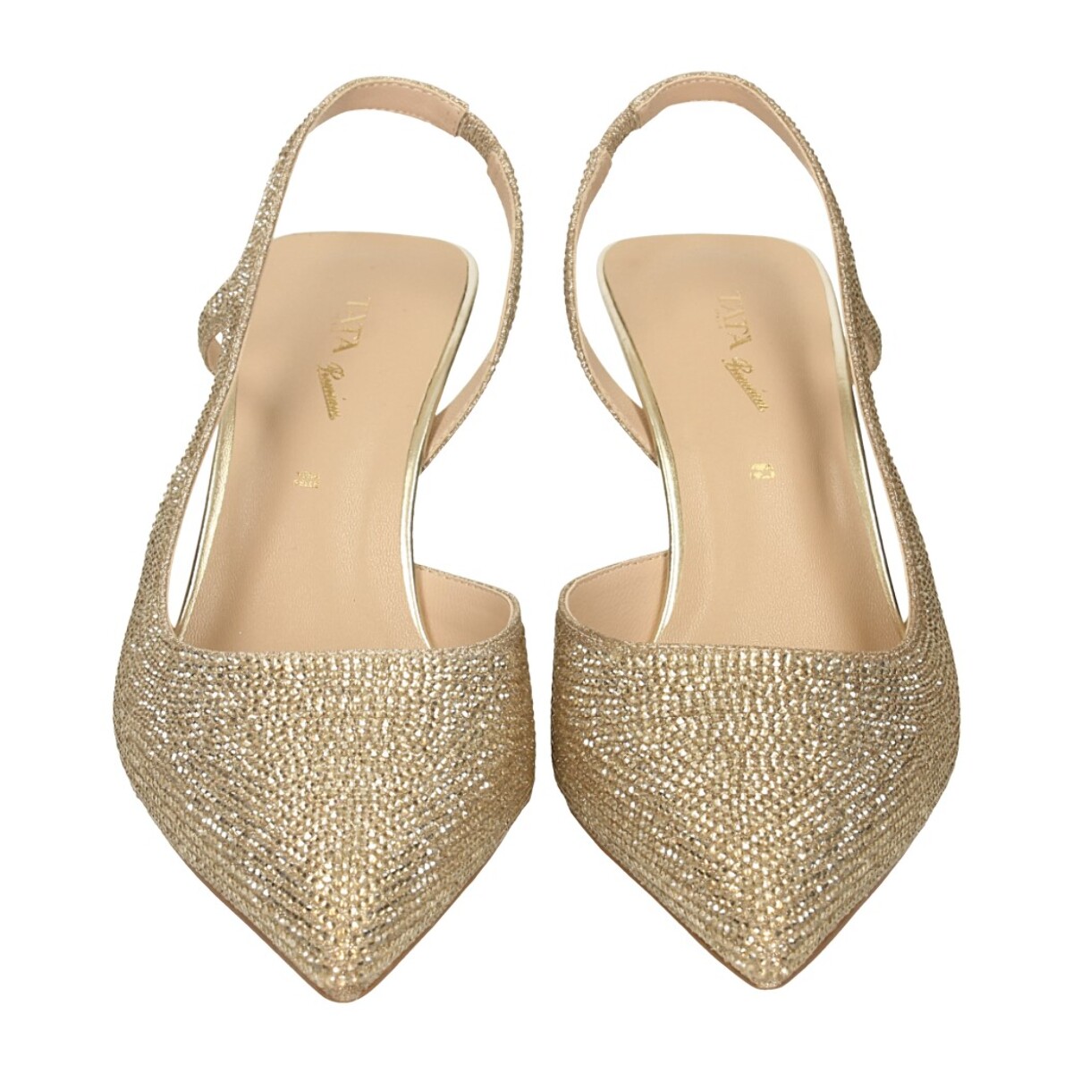 Décolleté sling back Donna Tata Italia Dorato