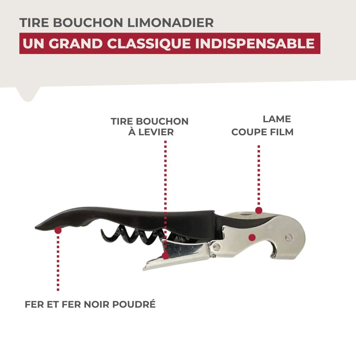 Tire-bouchon limonadier Fackelmann Bar Concept