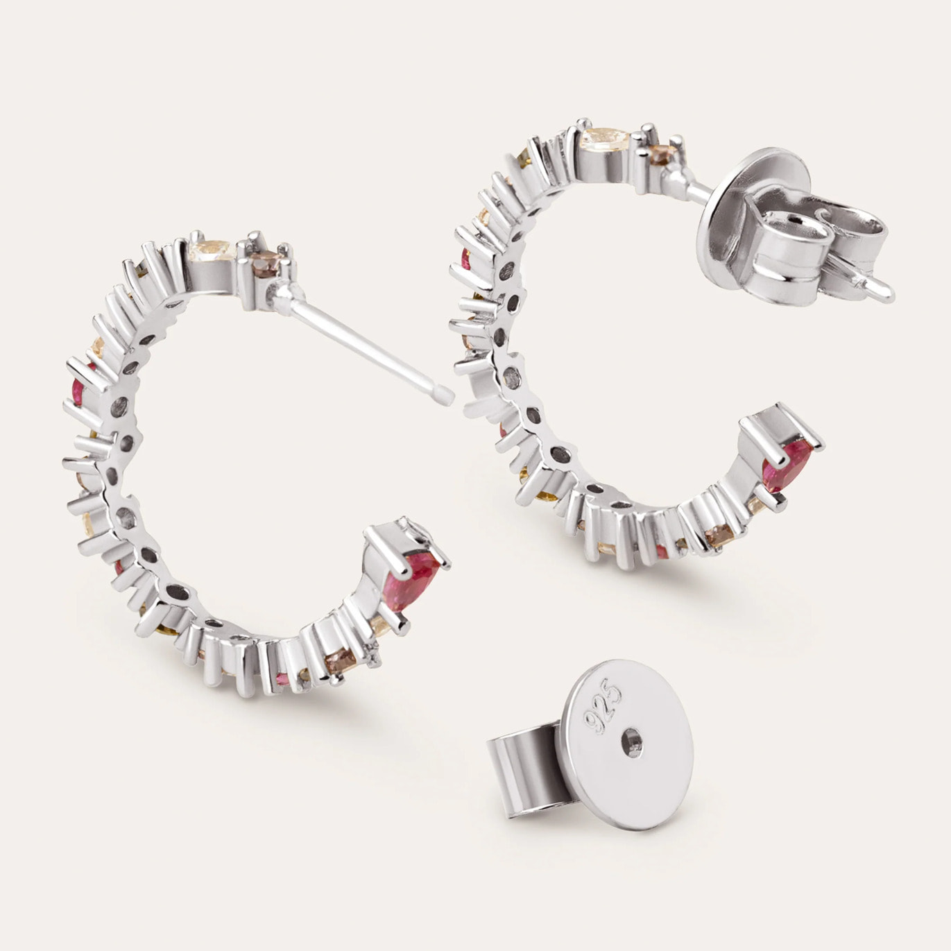 Orecchino Stellar Colors in Argento