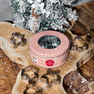 BOITE METAL AVEC EMPORTE PIECE X10