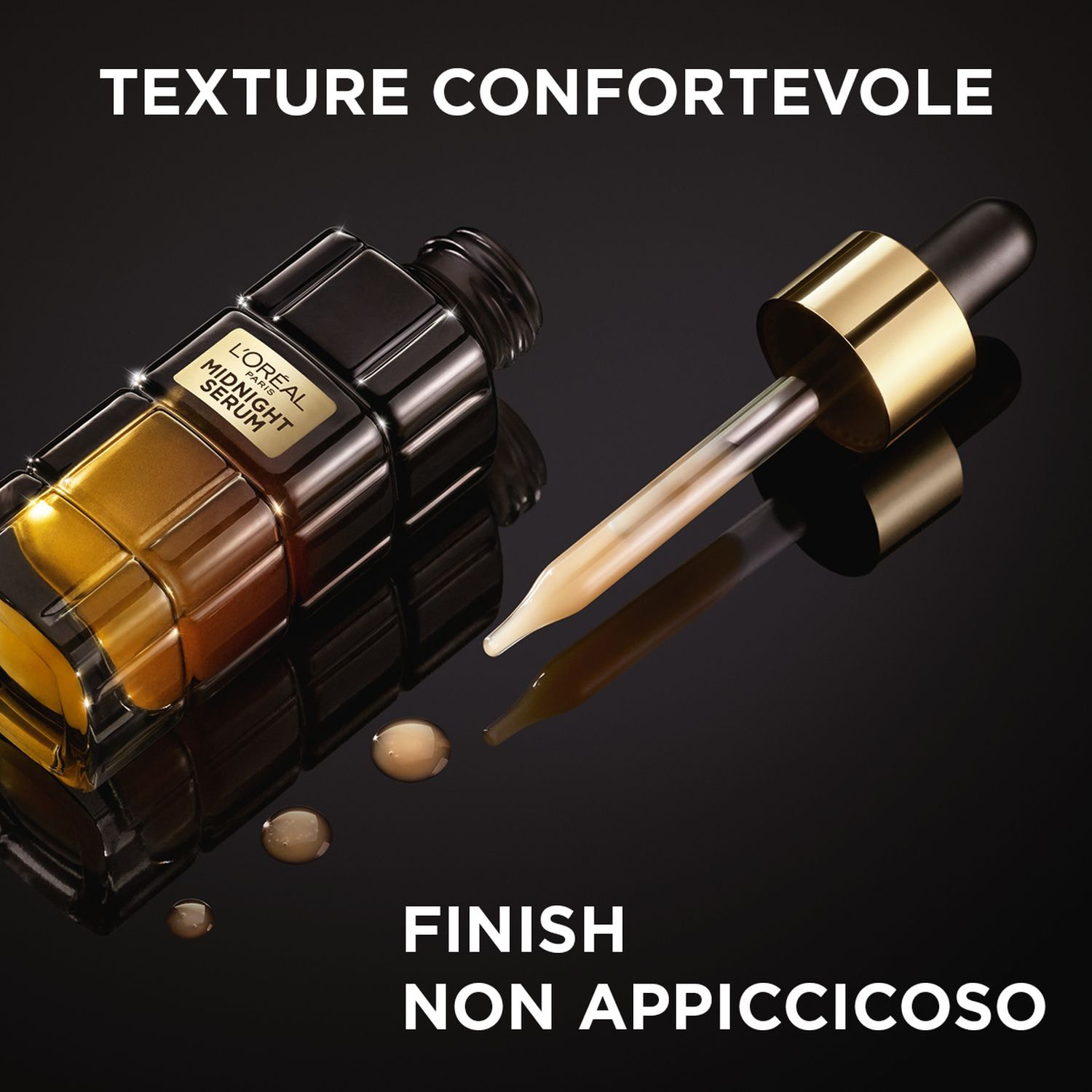 Siero Antirughe con Complesso Antiossidante Midnight Serum Antietà - Flacone da 30ml
