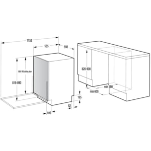 Lave vaisselle encastrable HISENSE HV673A65