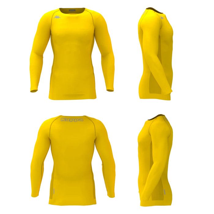 Skin T-Shirts & Top Kappa Bambino/a Kappa4Skin Kombat Bong Giallo