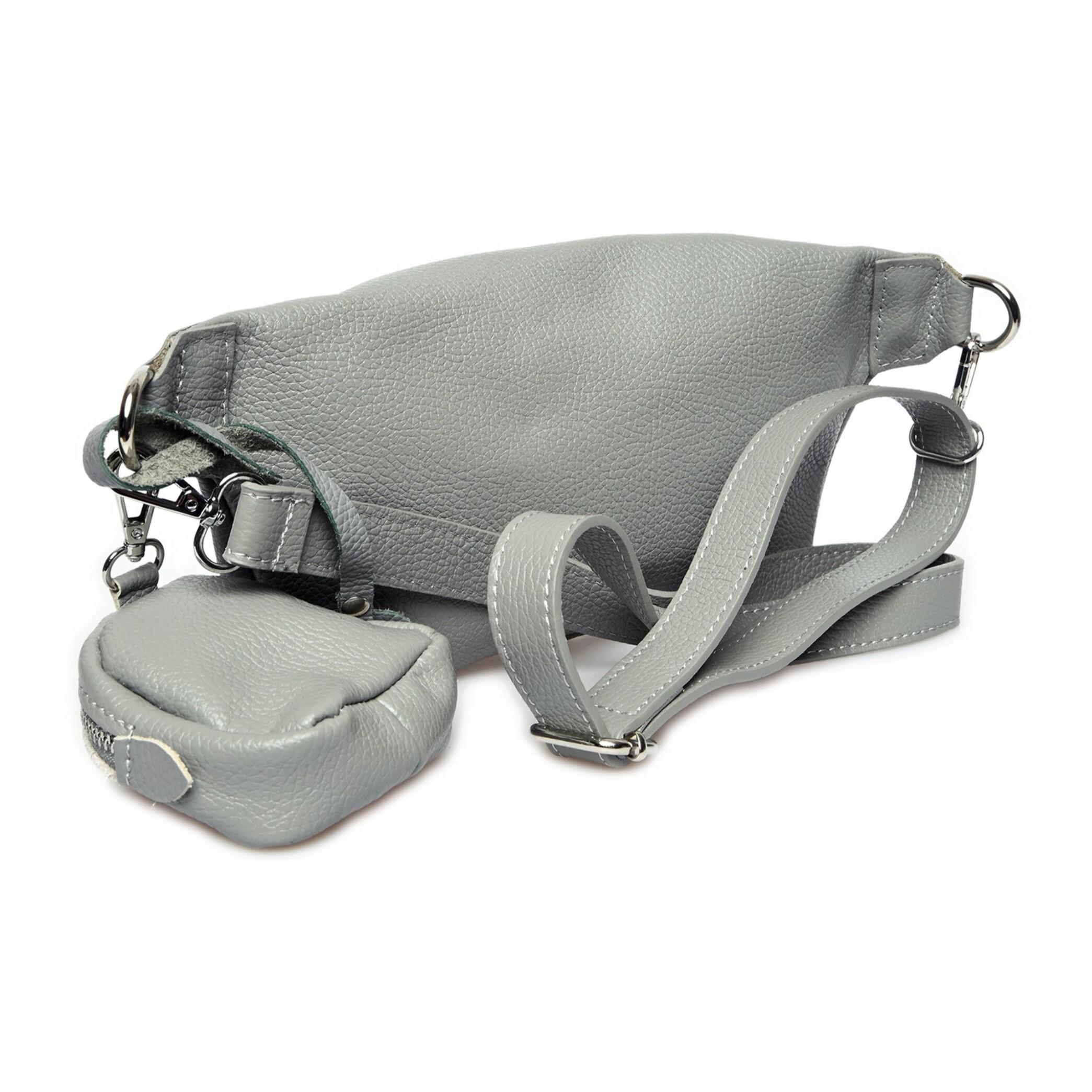 Borsa a spalla Isabella Rhea Grigio