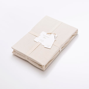 Sábana bajera, 100% algodón, 140gsm, color ocre scalpers home