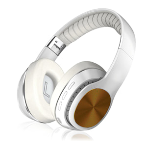 Cascos VJ320 HiFi Bluetooth 5.0, con manos libres, radio FM y lector micro SD.