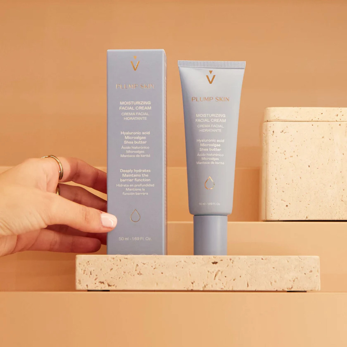 Crema Facial Hidratante Nutritiva Plump Skin - 50 ml