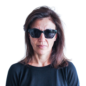Gafas de sol OCEAN PETRA - Negro brillante / Ahumada