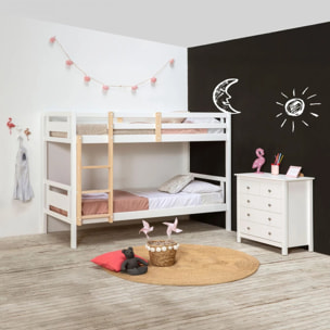 Cómoda Bay 5 cajones Blanco