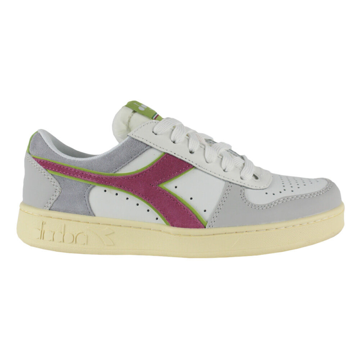 Zapatillas Sneaker para Mujer - DIADORA Magic basket low wn 501.178554 01 C6655 White/Lunar rock