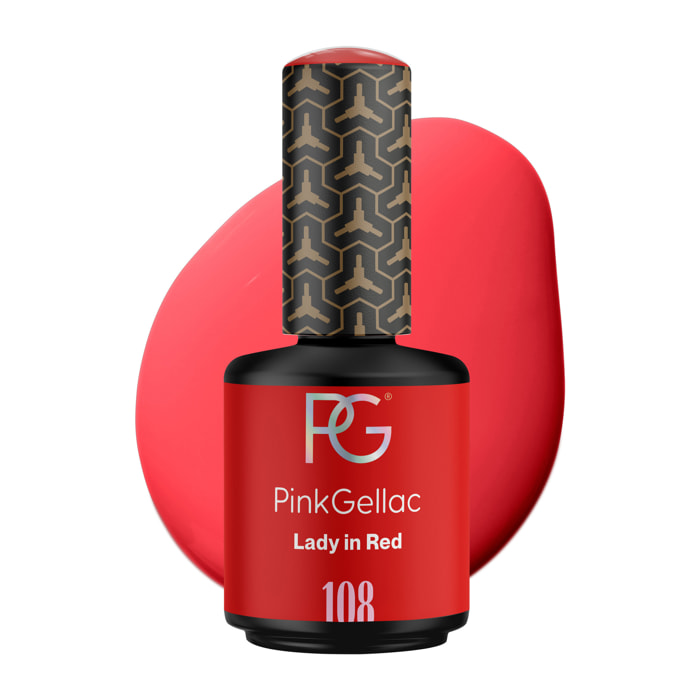Vernis semi-permanent - 108 Lady in Red - 15 ml