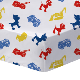 Parure de lit imprimée + drap housse 100% coton, PAT PATROUILLE PATBOY